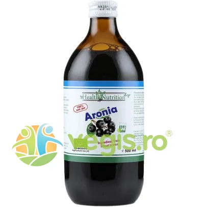 Aronia Suc 100% Pur Ecologic/Bio 500ml Health Nutrition — preț și oferte