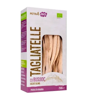 Tagliatele eco-bio din grau dur cu busuioc 250g Petras