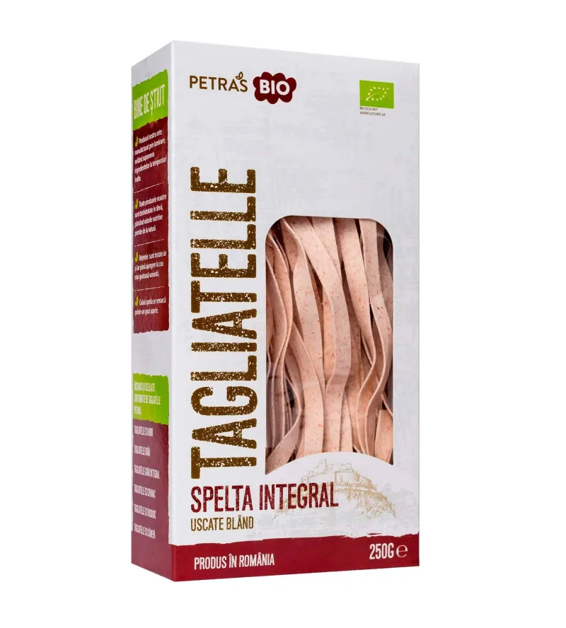 Tagliatele eco integrale din spelta 250g Petras Petras BIO — preț și oferte