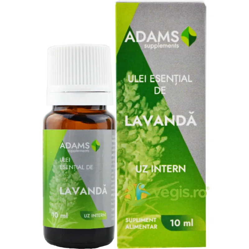 Ulei Esential de Lavanda pentru Uz Intern 10ml ADAMS VISION — preț și oferte