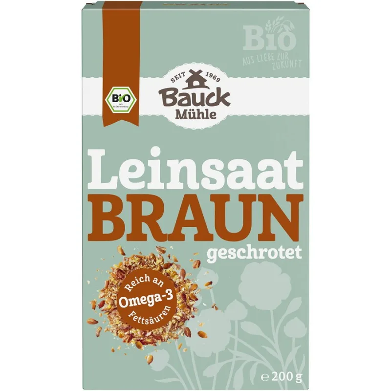 Seminte de In Maro Zdrobite Ecologice/Bio 200g Bauck Hof — preț și oferte