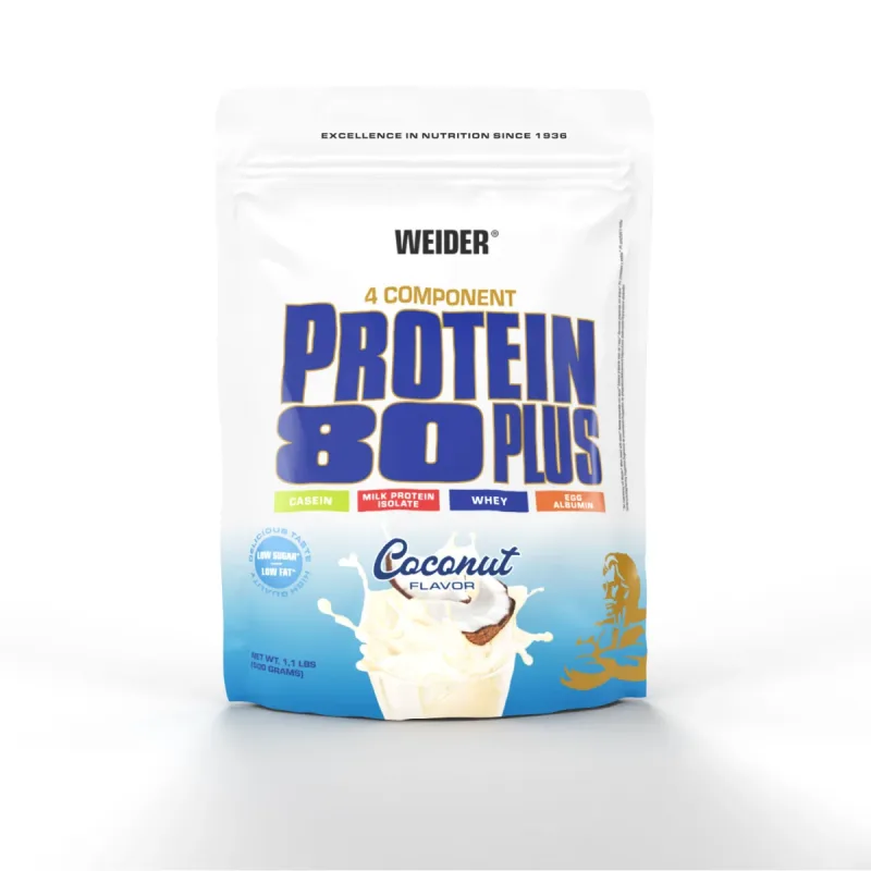 Concentrat proteic Weider Protein 80+, cocos, 500g — preț și oferte