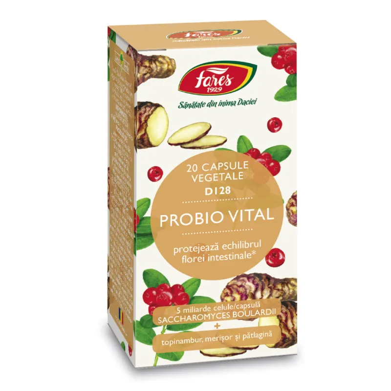 Probio Vital, 20 capsule, Fares — preț și oferte