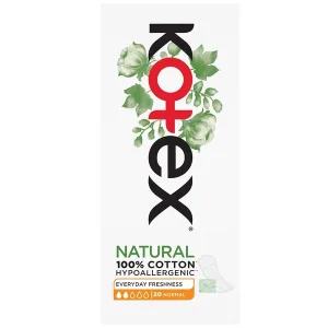Absorbante zilnice Normal Natural, Kotex | 20 buc