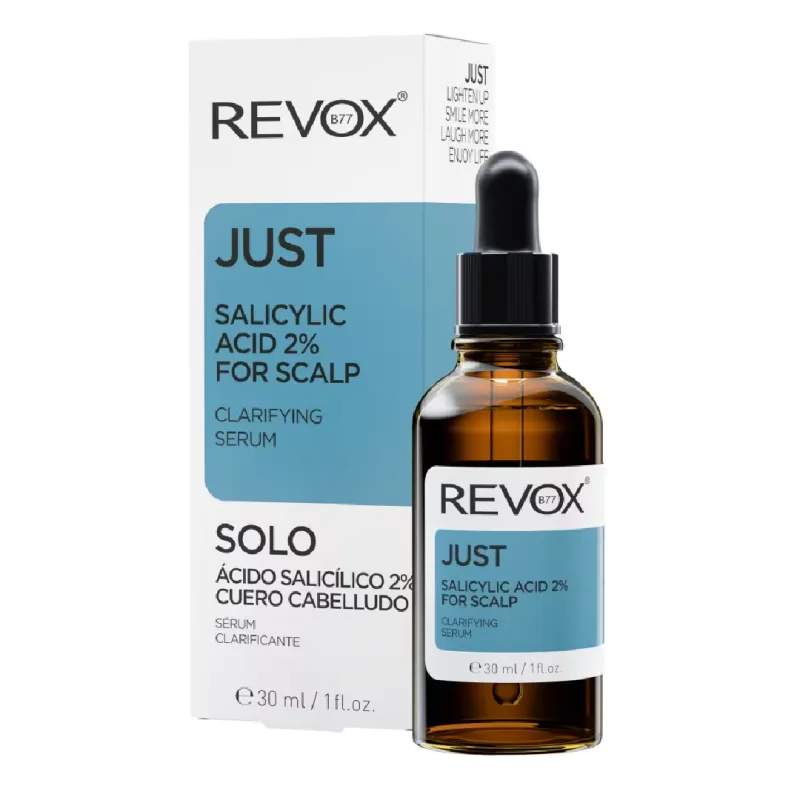 Acid salicilic 2% pentru scalp Just, 30 ml, Revox — preț și oferte