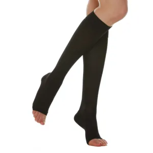 Ciorapi compresivi clasa II Rayat, pana la genunchi, fara varf - Negru, 4