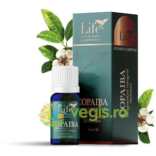 Ulei Esential Integral de Copaiba pentru Uz Intern 5ml BIONOVATIV — preț și oferte