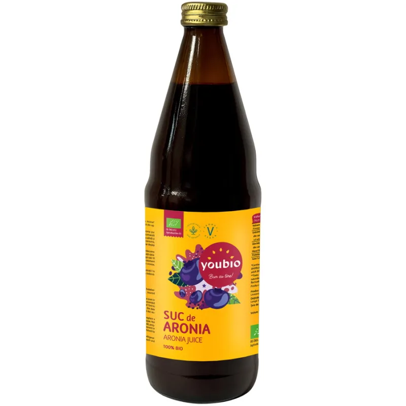 Suc de Aronia Ecologic/Bio 750ml YOUBIO — preț și oferte