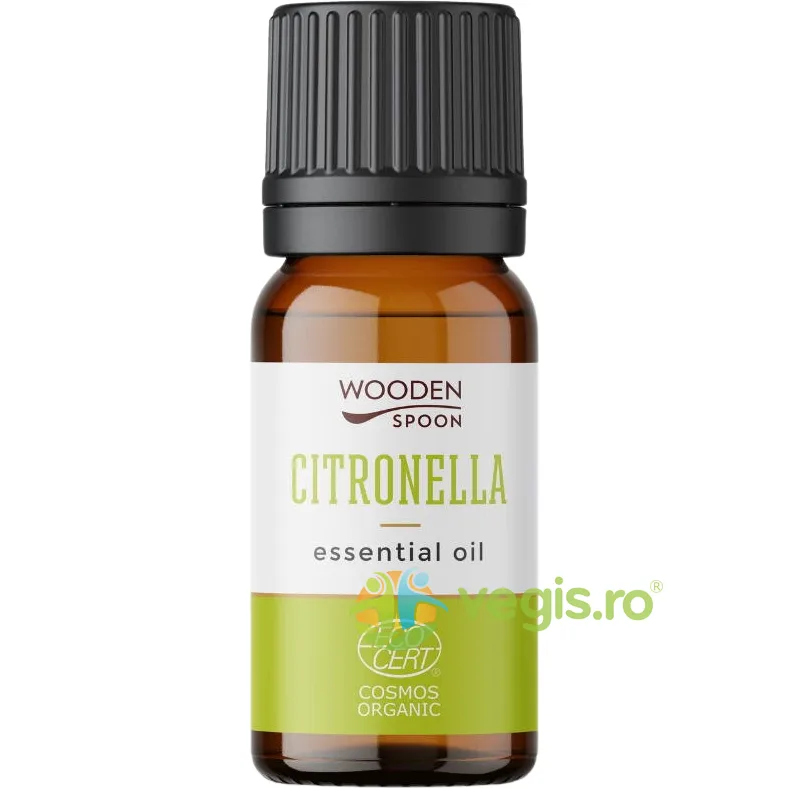 Ulei Esential de Citronella Bio 10ml WOODEN SPOON — preț și oferte