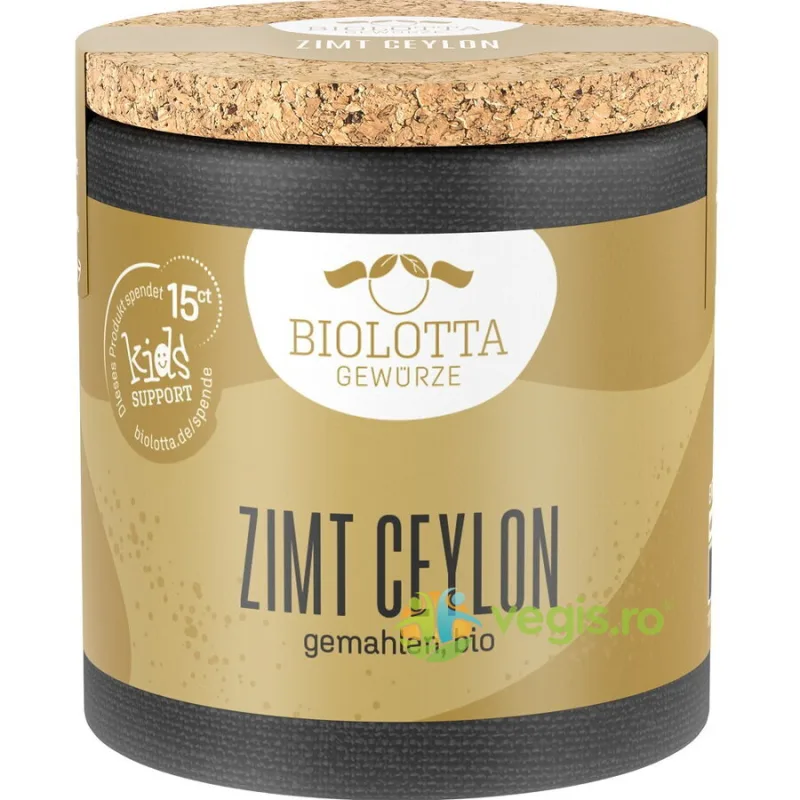 Scortisoara Ceylon Macinata Ecologica/Bio 40g BIOLOTTA — preț și oferte