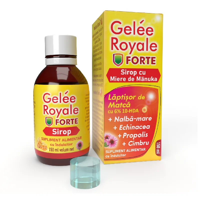 Gelee Royale FORTE Sirop cu Manuka, 150 ml, Justin Pharma — preț și oferte