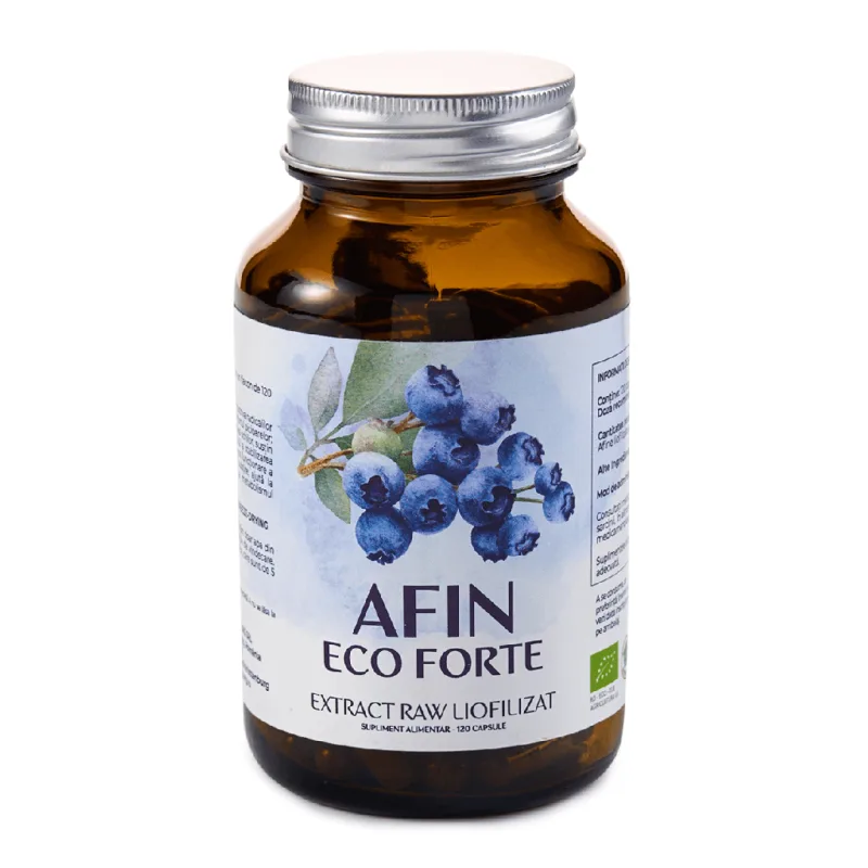 Afin Forte extract Raw liofilizat, 120 capsule, Aronia Charlottenburg — preț și oferte