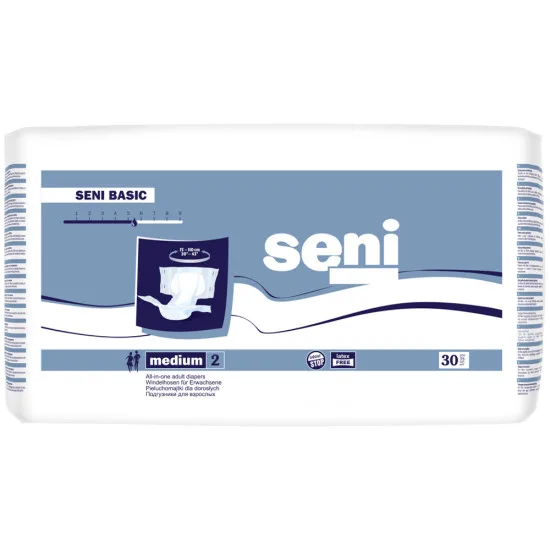 Scutece pentru adulti Seni Basic, Large, 30 bucati, Seni — preț și oferte