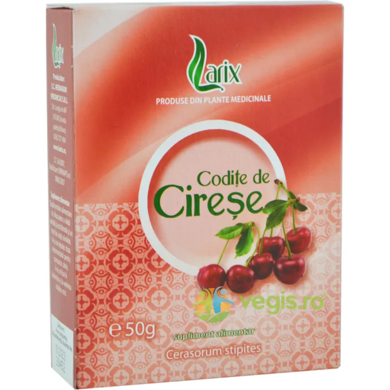 Ceai Cozi de Cirese 50g Larix — preț și oferte