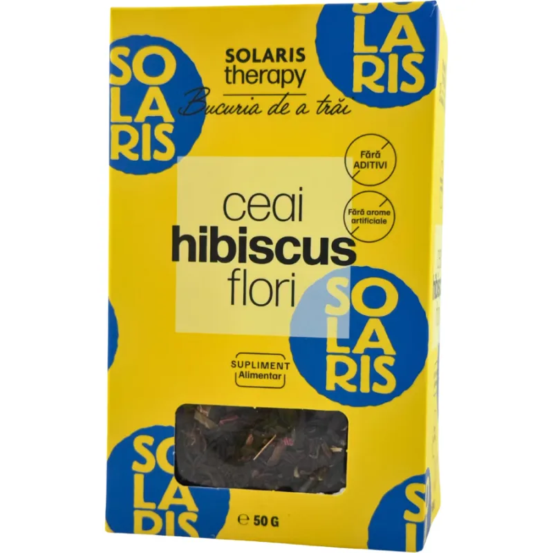 Ceai de Hibiscus Flori 50g SOLARIS — preț și oferte