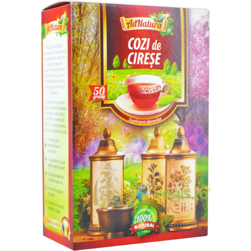 Ceai Cozi de Cirese 50g ADNATURA — preț și oferte
