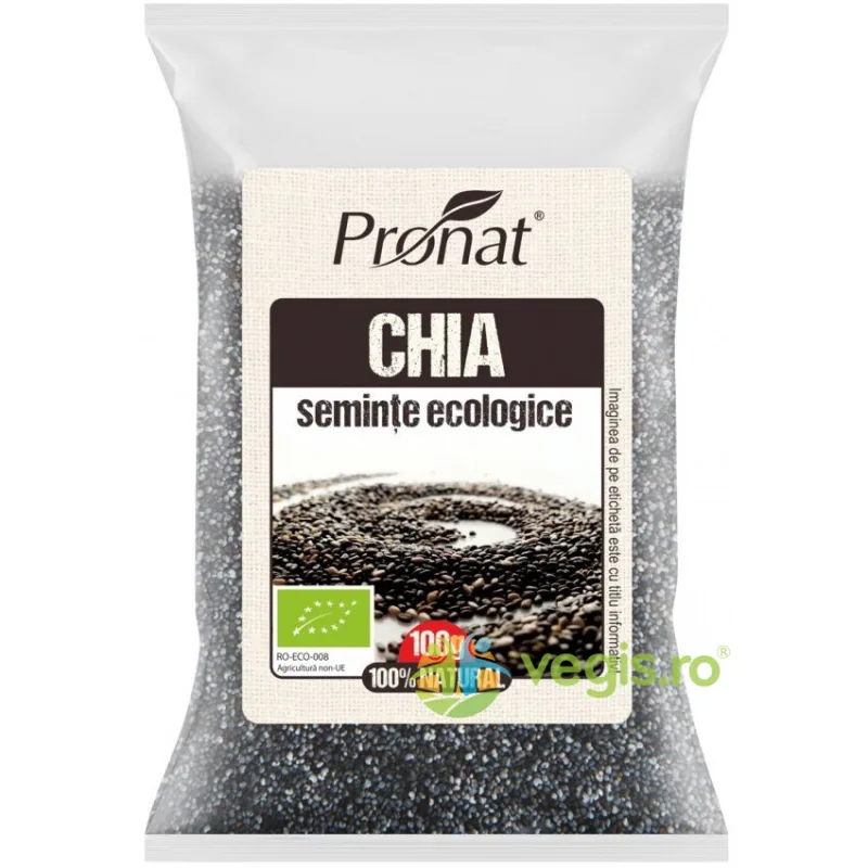 Seminte de Chia Ecologice/Bio 100g PRONAT — preț și oferte