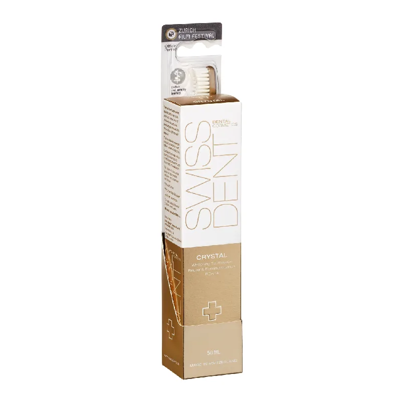 Set Crystal Pasta de dinti Crystal 50 ml + Periuta Whitening, Swissdent — preț și oferte