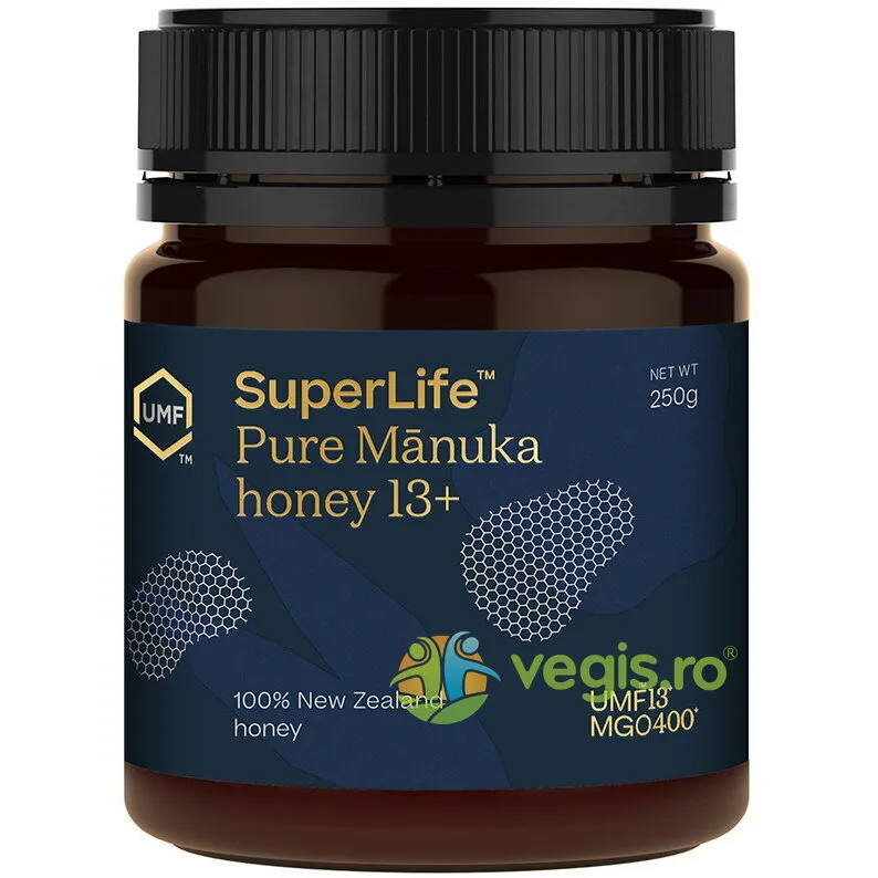 Miere de Manuka UMF 13+ (MGO 400+) 250g SUPERLIFE — preț și oferte