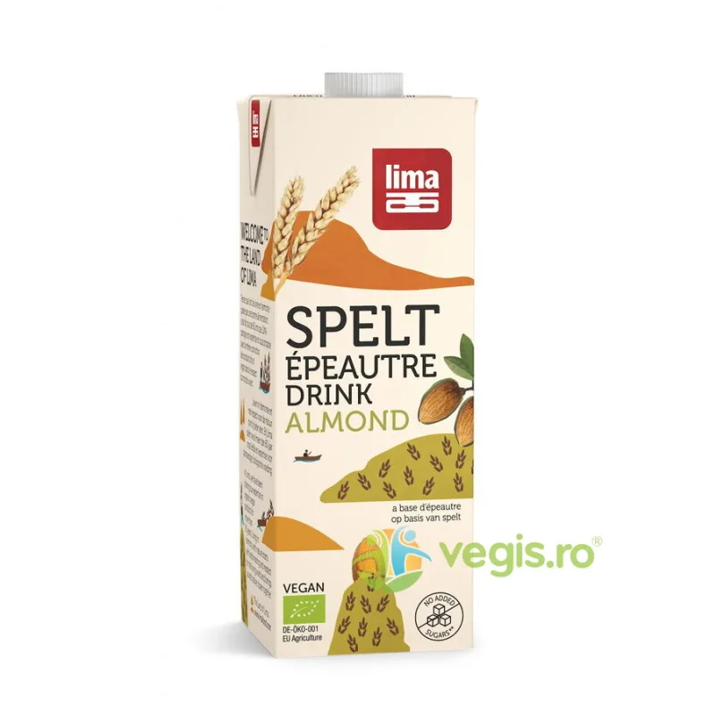 Bautura Vegetala de Spelta cu Migdale Ecologic/Bio 1L LIMA — preț și oferte