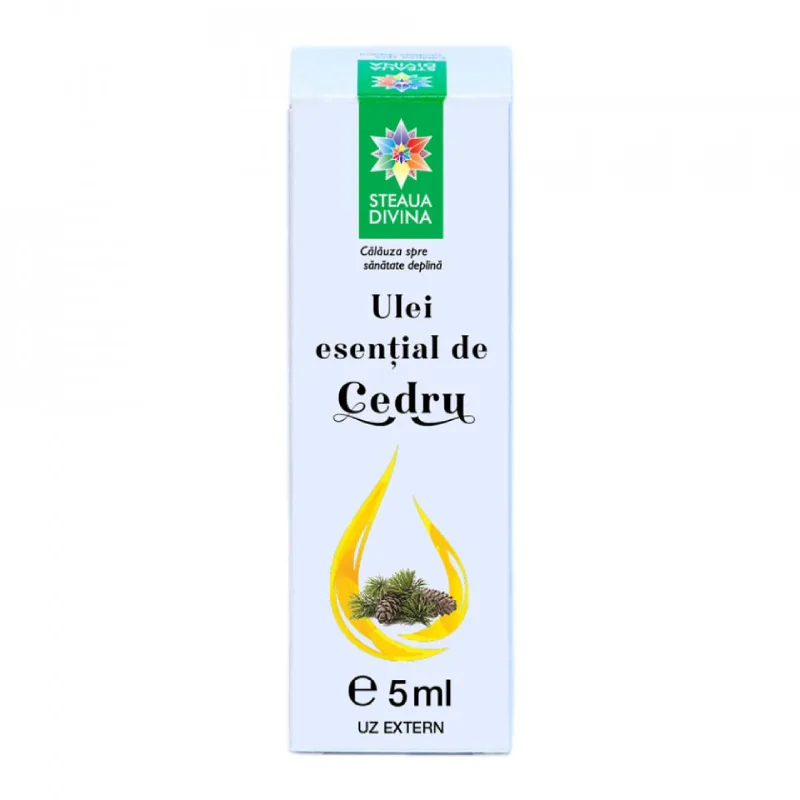 Ulei esential de Cedru, 5 ml, Steaua Divina — preț și oferte