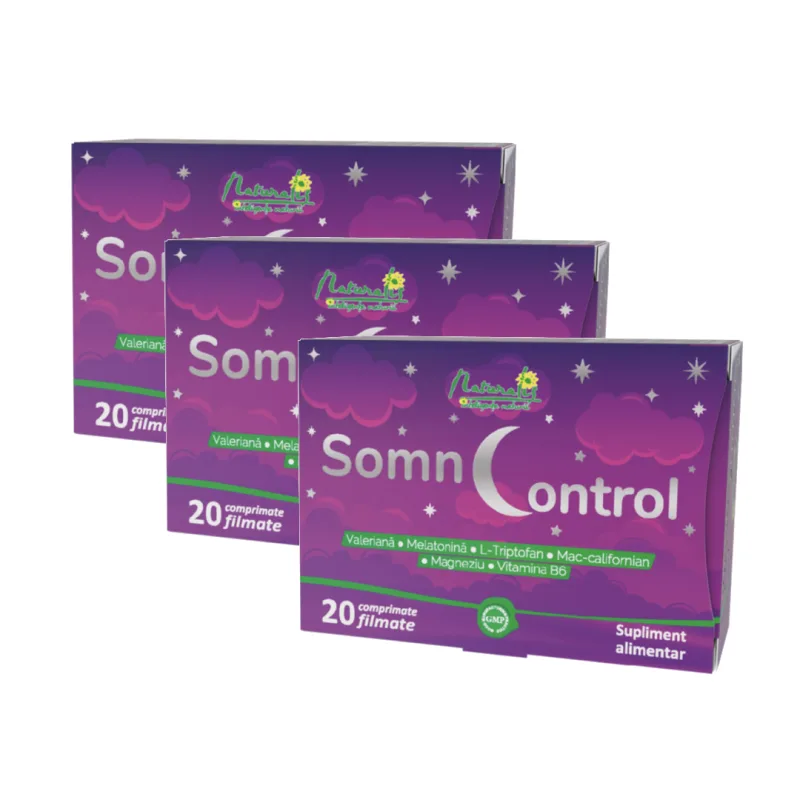 SomnControl, 20 comprimate, Naturalis — preț și oferte
