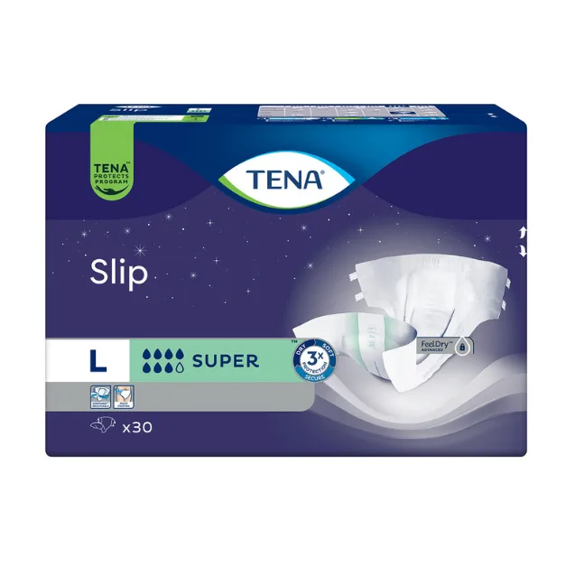 Scutece pentru adulti Slip Super, large, 30 bucati, Tena — preț și oferte