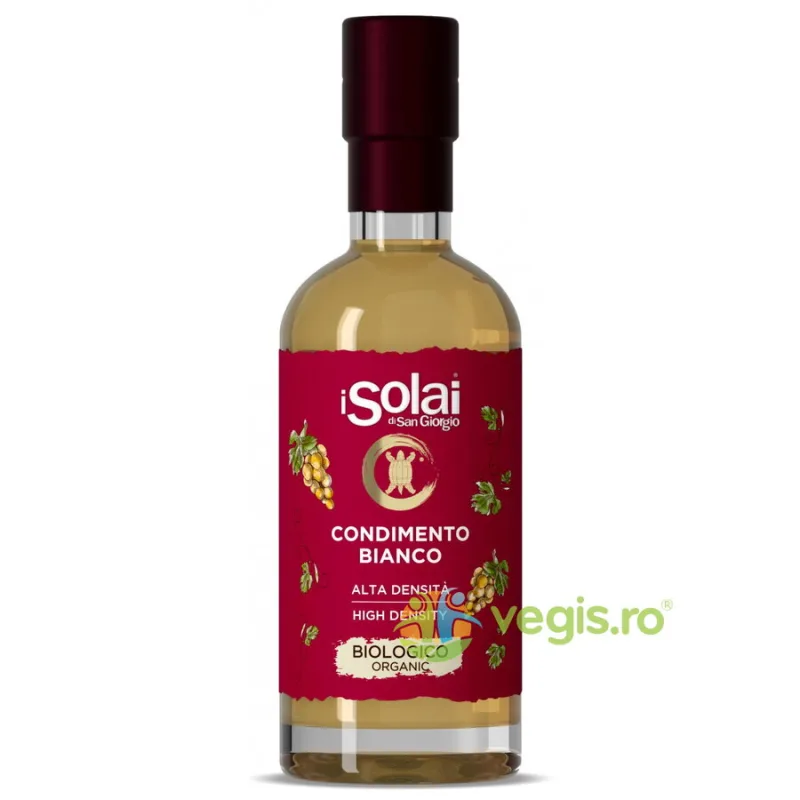 Otet Balsamic Alb Autentic de Modena Densitate ≈ 1.27 Ecologic/Bio 250ml ISOLAI DI SAN GIORGIO — preț și oferte