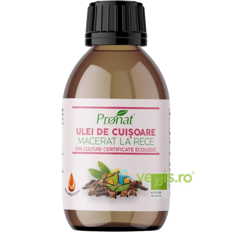Ulei de Cuisoare Macerat la Rece Ecologic/Bio 100ml PRONAT — preț și oferte