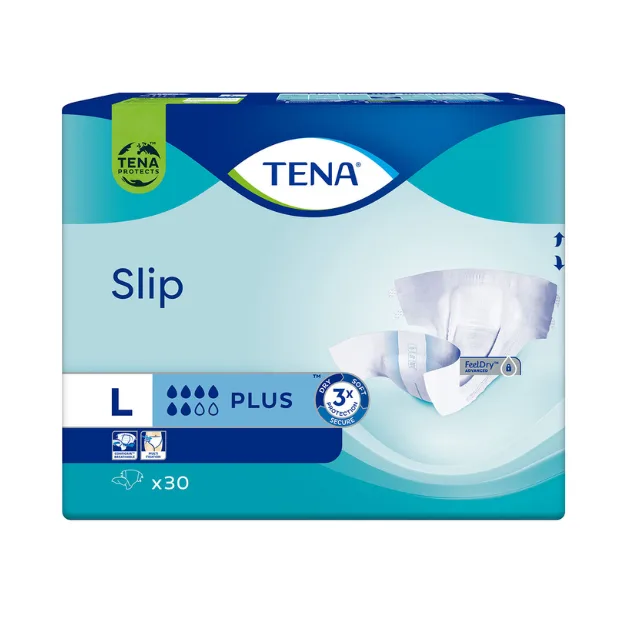 Scutece pentru adulti Slip Plus, large, 30 bucati, Tena — preț și oferte