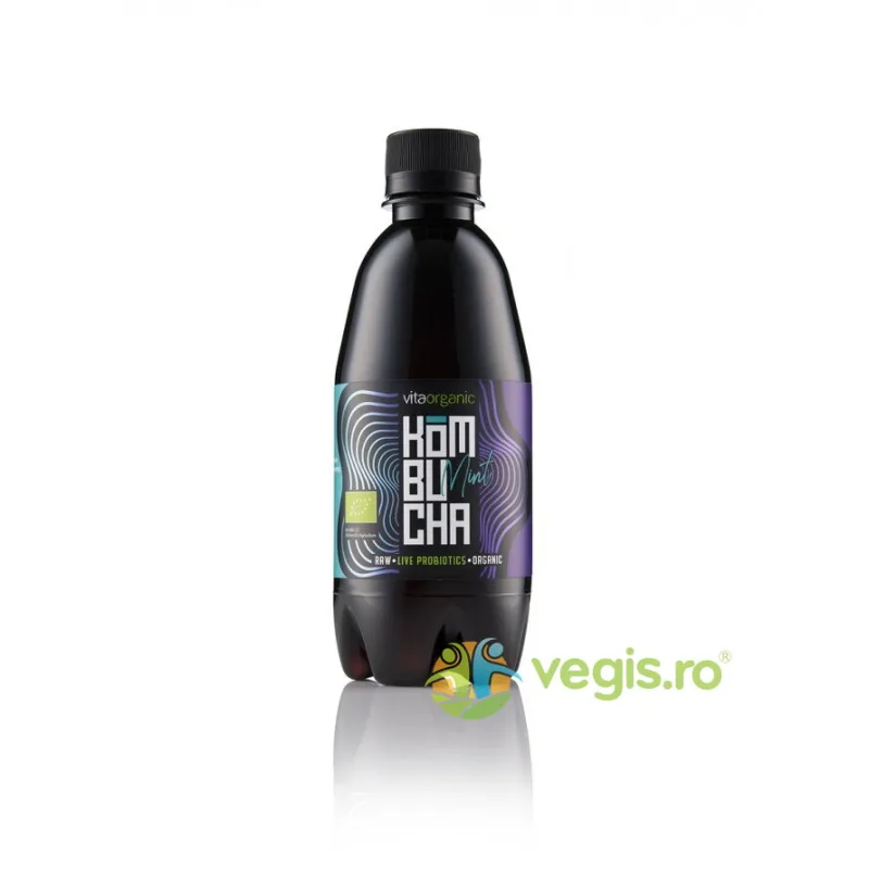 Kombucha cu Menta Raw Ecologica/Bio 330ml VITA ORGANIC — preț și oferte