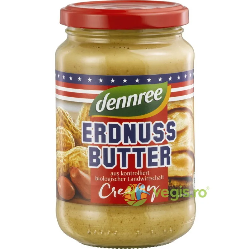 Pasta de Arahide Cremoasa Ecologic/Bio 350g Dennree — preț și oferte