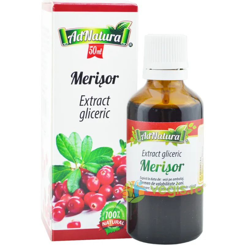 Extract Gliceric de Merisor fara Alcool 50ml ADNATURA — preț și oferte