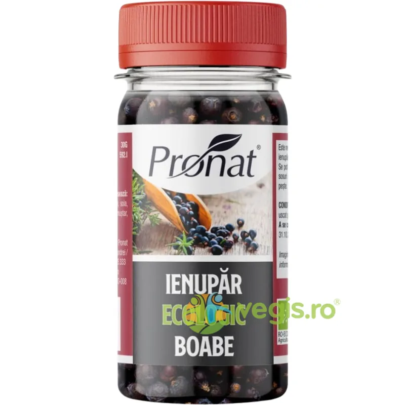 Ienupar Boabe Ecologic/Bio 30g PRONAT — preț și oferte