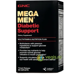 Complex de Multivitamine Suport Diabetic pentru Barbati Mega Men 90tb