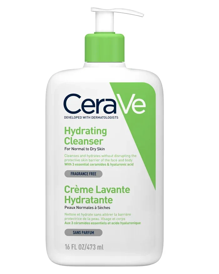 Gel de spalare hidratant pentru ten normal-uscat, CeraVe | 473 ml — preț și oferte