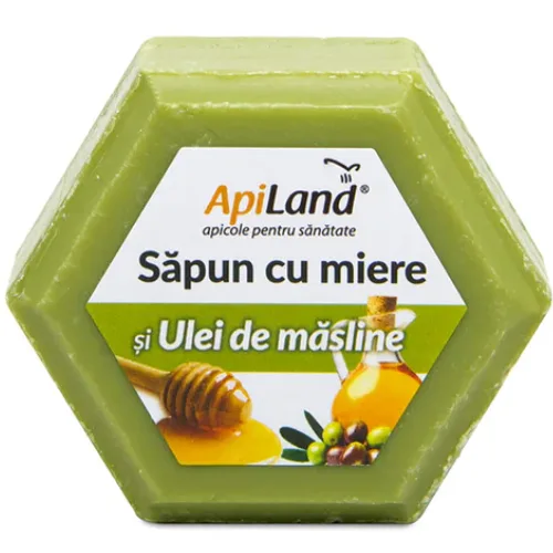 Sapun Miere si Ulei De Masline 100gr Apiland — preț și oferte