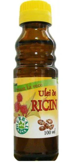 Ulei Ricin 100ml (uz Intern) - HERBAVIT — preț și oferte