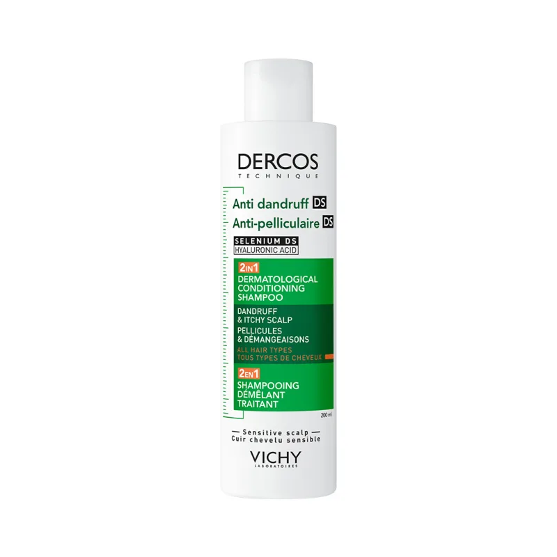 Sampon si balsam 2 in 1 anti-matreata pentru toate tipurile de par Dercos, 200 ml, Vichy — preț și oferte