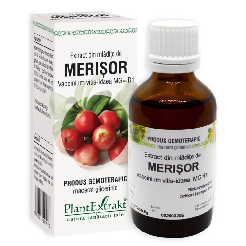 MERISOR - mladite - gemoderivat - 50ml - PlantExtrakt — preț și oferte