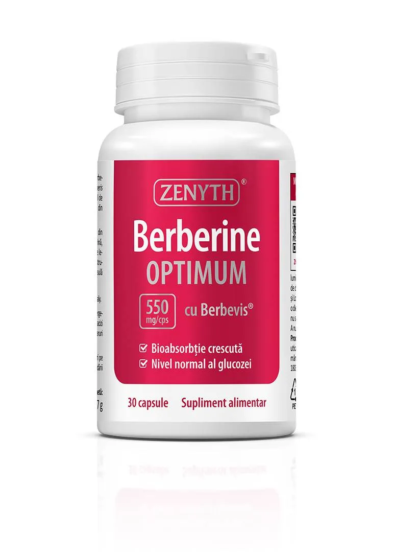 Berberina Optimum cu Berbevis extract 550 mg, 30 capsule Zenyth — preț și oferte