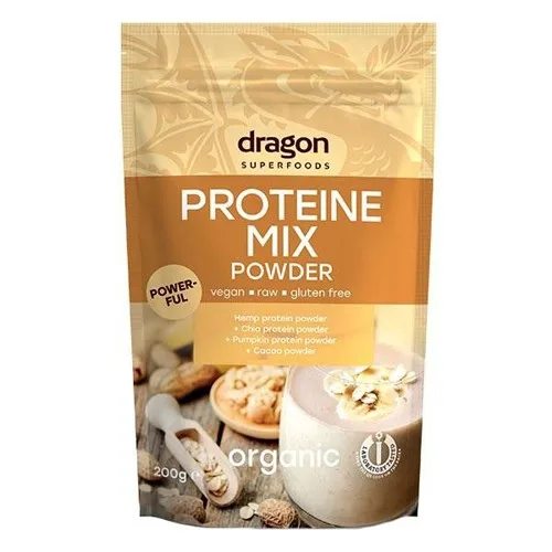 Mix Proteic Raw Bio (Canepa, Chia, Dovleac, Cacao) 200gr — preț și oferte