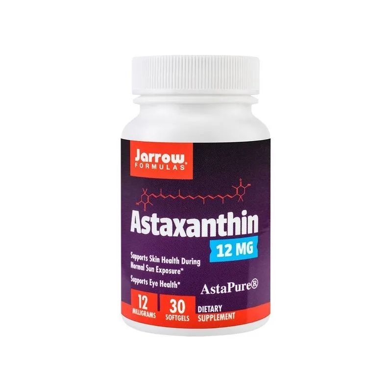 Astaxanthin 12mg Jarrow Formulas, 30 capsule, Secom — preț și oferte