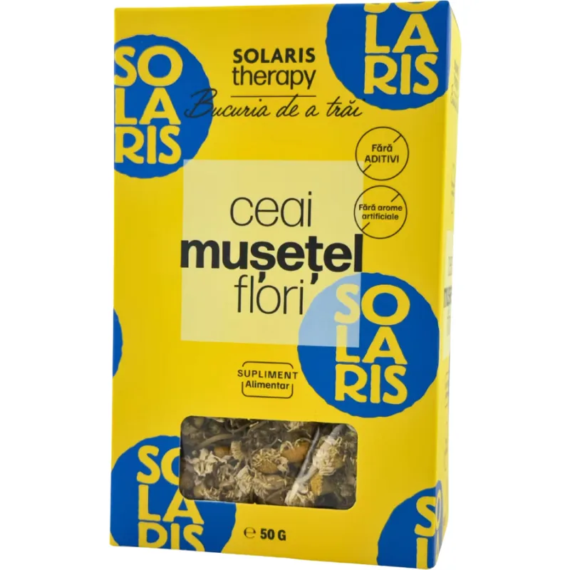 Ceai de Musetel Flori 50g SOLARIS — preț și oferte
