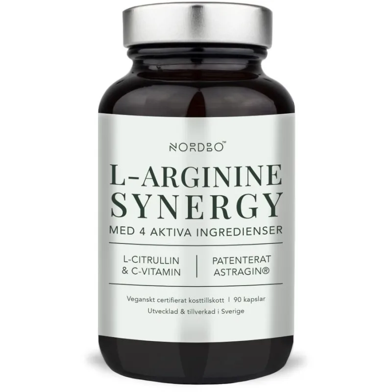 L-Arginine Synergy 90cps NORDBO — preț și oferte