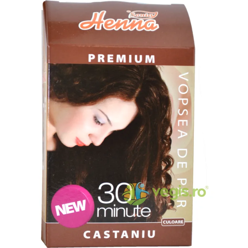 Henna Premium Castaniu 60g KIAN COSMETICS — preț și oferte