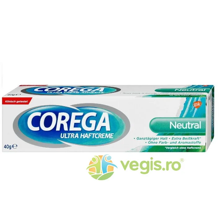 Crema Adeziva Neutra pentru Proteze Dentare 40ml — preț și oferte