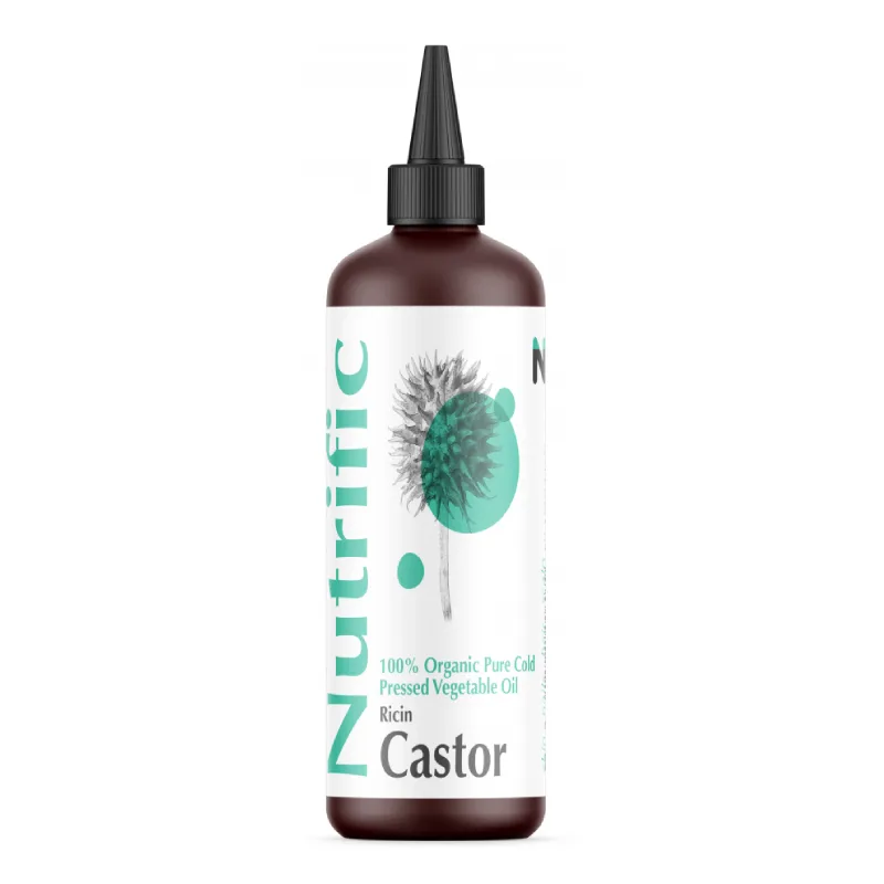 Ulei de ricin organic presat la rece, 100ml, Nutrific — preț și oferte