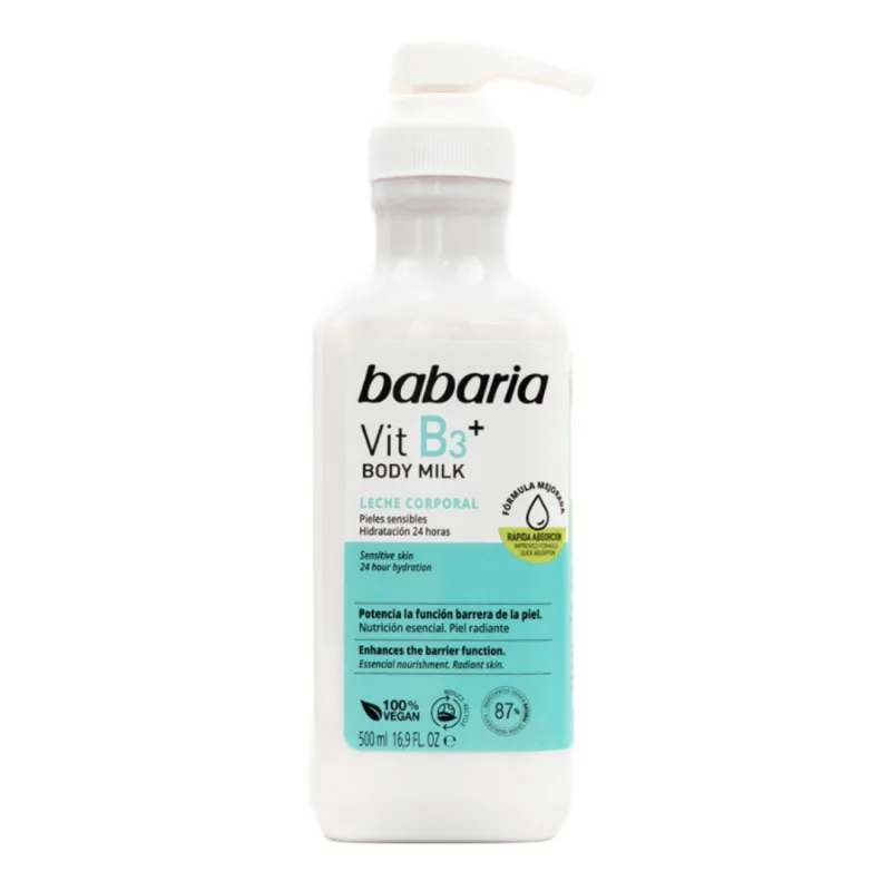 Lapte de corp cu vitamina B3, 500 ml, Babaria — preț și oferte
