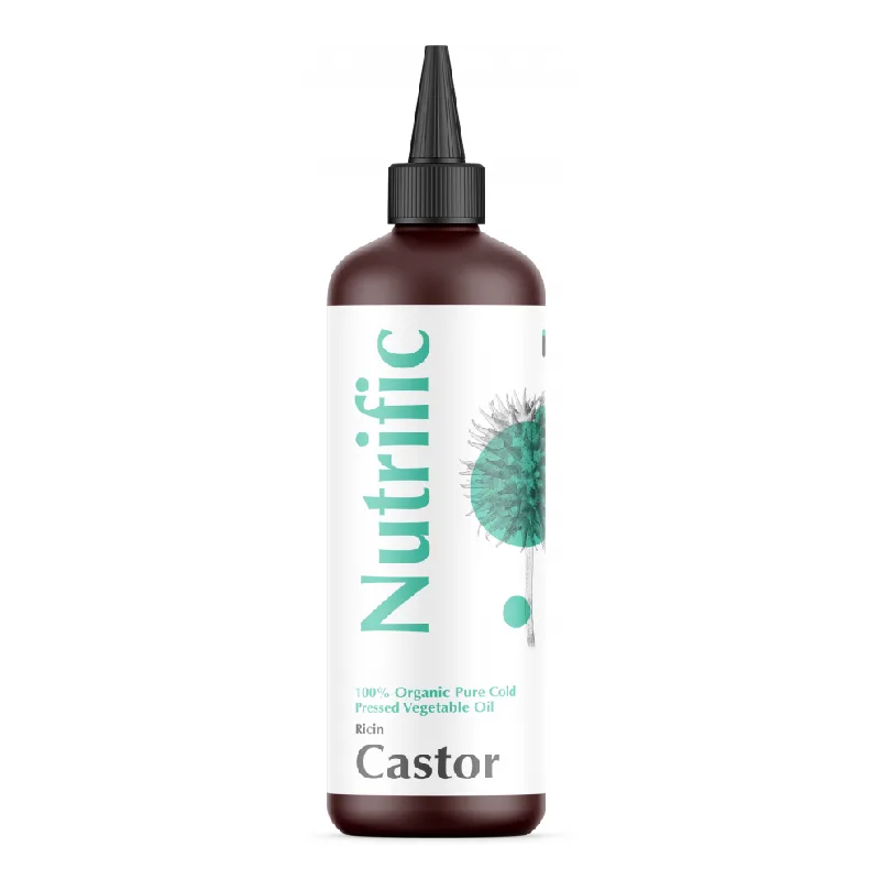 Ulei de ricin organic presat la rece, 250ml, Nutrific — preț și oferte